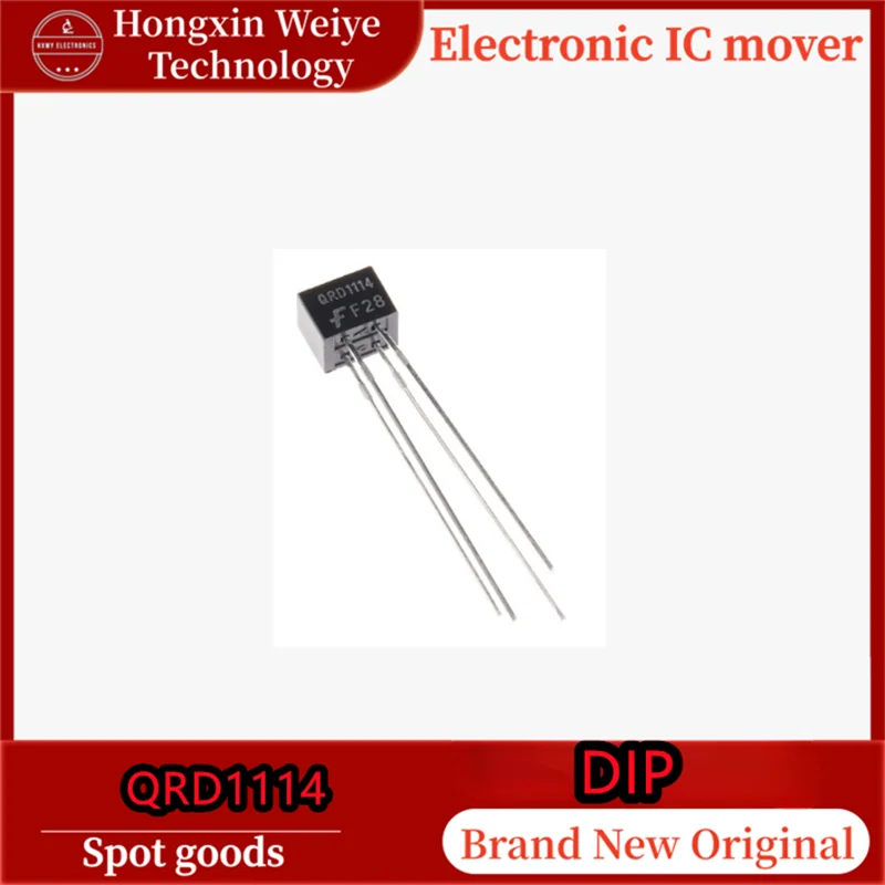 

(10/100 pieces) QRD1114 photoelectric sensor 1114 in stock reflective photoelectric switch through-hole 100% original