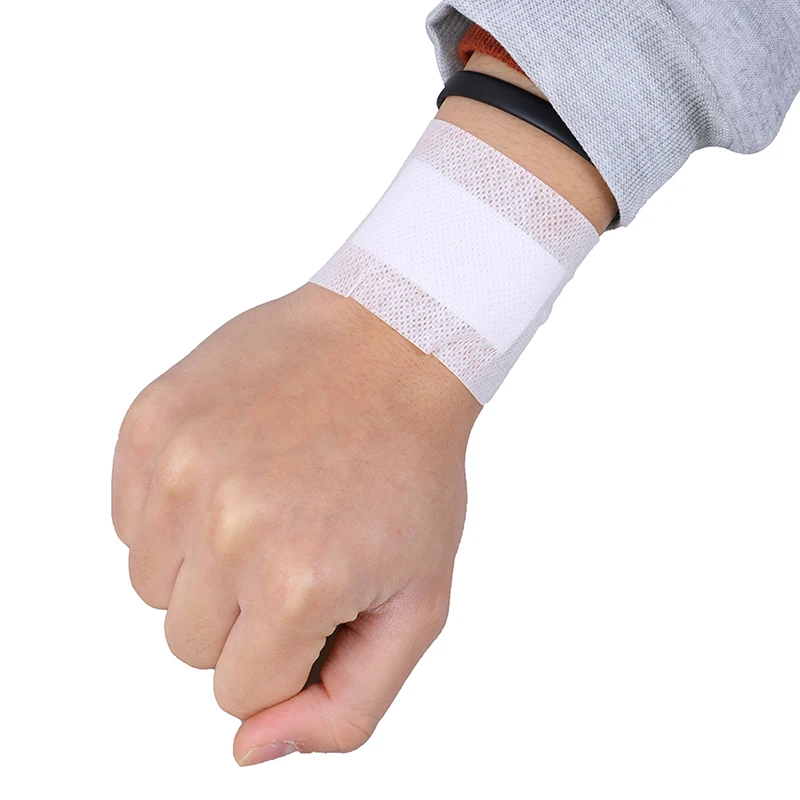 10Pcs Breathable Self-adhesive Wound Dressing Band Large Aid Bandage Hemostasis. view 4