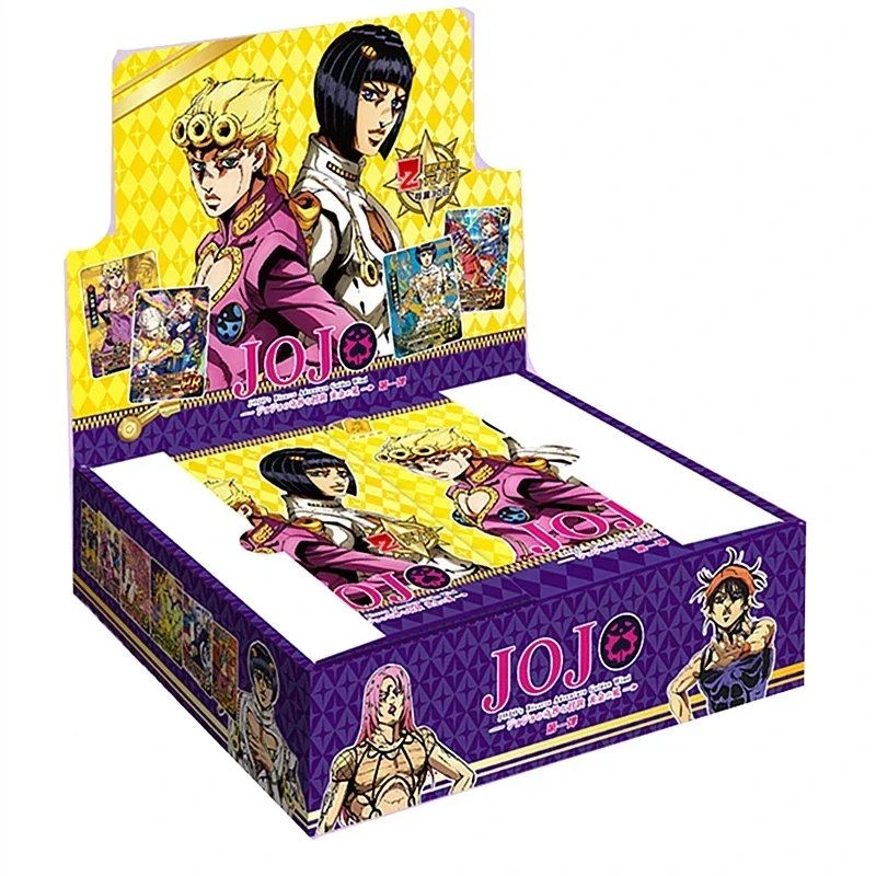 JOJO\'s Bizarre Adventure Card Golden Wind Collectible Card Rare Gold Stamping SSP Card Children\'s Gift