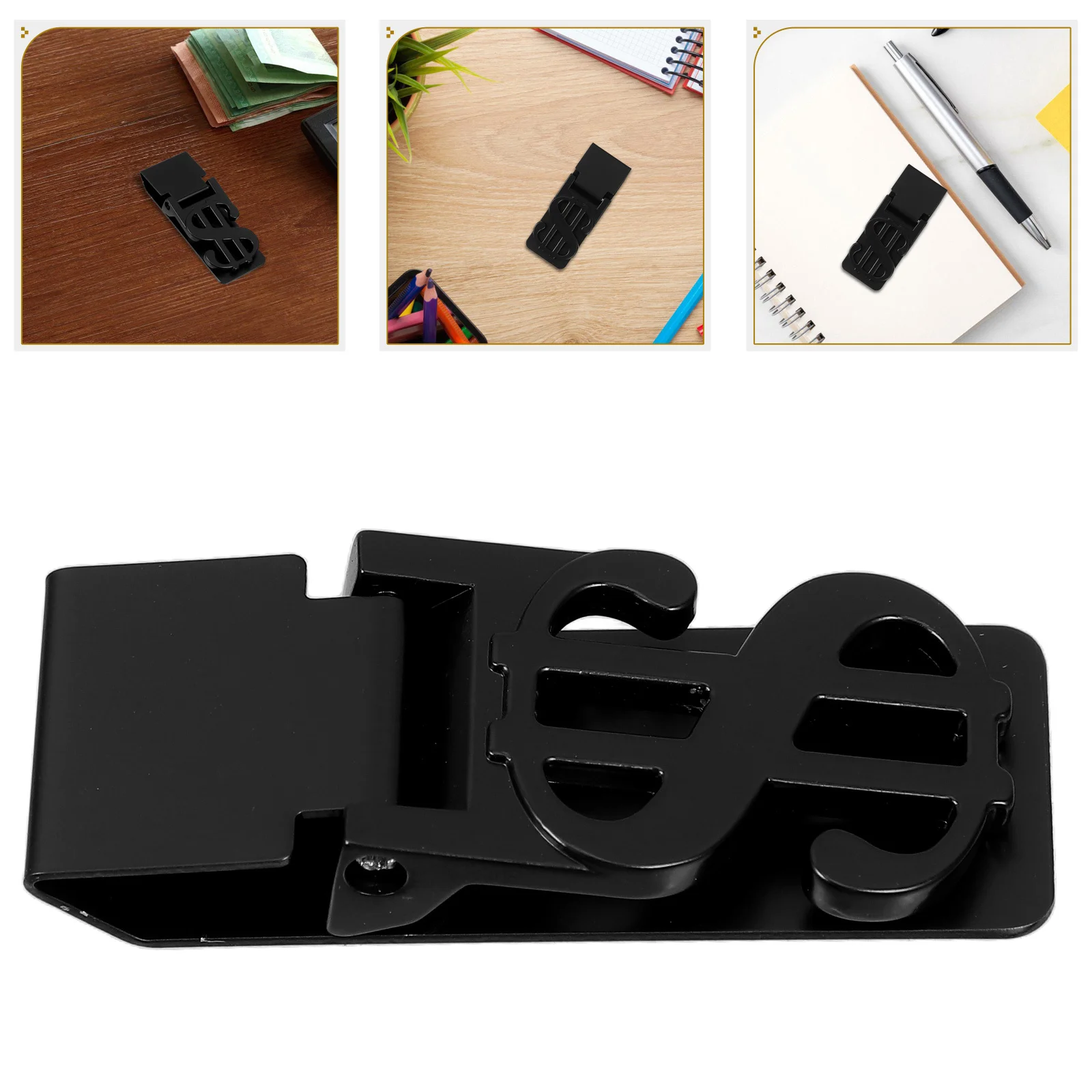 

Stainless Steel Money Clip Wallet Holder for Men Metal Cash Clamp Card Engrave Practical File Decor Office Portable Paper Fix