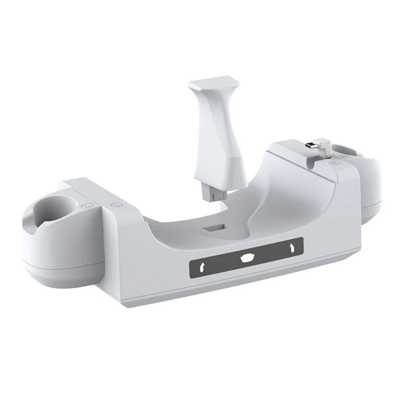 Charging Dock with LED Light for Virtual Reality Headsets, Controller Stand, Wall Mount Option