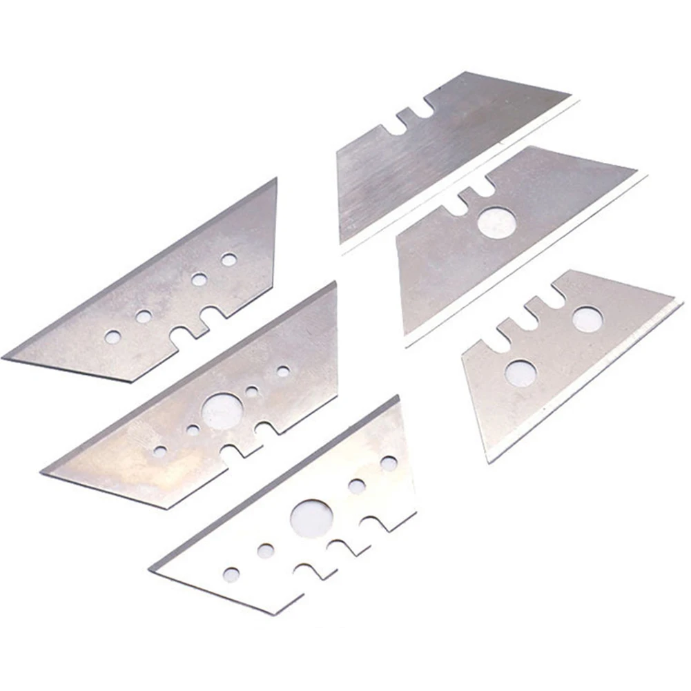 Conjunto Trapezoidal Substituição da Lâmina Lâmina Arte Artesanato Cuttertool Lâmina de Faca Multifunction Faça Você Mesmo Processo T-lâmina em Forma de Artista 10 Peças