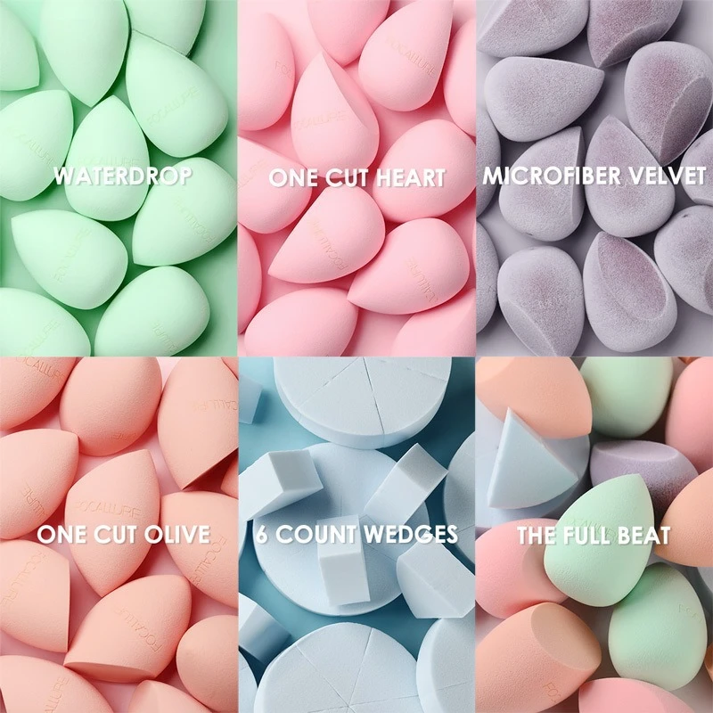 Maquillaje profesional suave Puff microfibra terciopelo polvo corrector esponja herramienta maquillaje accesoriosinstrumentos de maquillaje