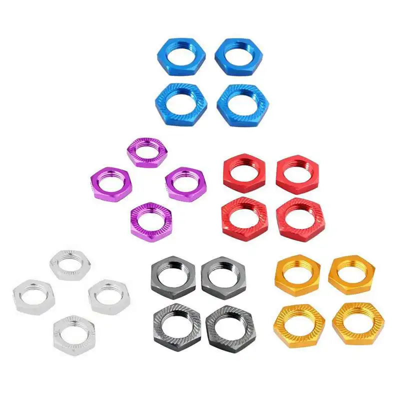 For TRAXXAS X-MAXX RC Model Car Metal Upgrade 17Mm Hexagon Coupler Thread 1Mm Nut