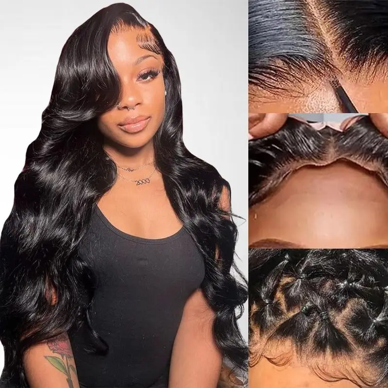 Long Wavy Lace Front Wigs for Women, Fashion European American Style Synthetic Curly Wig, Heat Resistant Fiber Full Head Wig