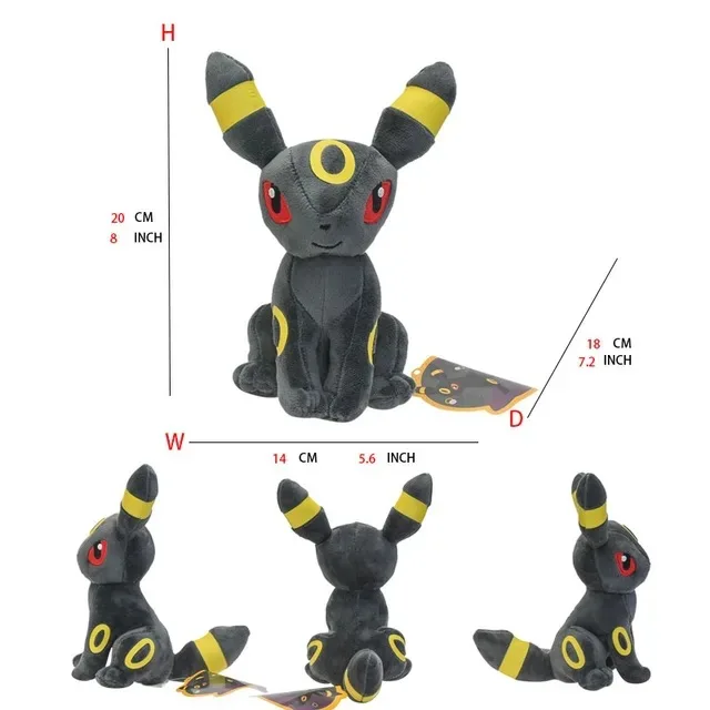 Kawaii Mimikyu Eevee wypchana pluszowa zabawka Pokemon Evolution Umbreon Flareon Jolteon Glaceon Vaporeon Sylveon Espeon Peluche lalki