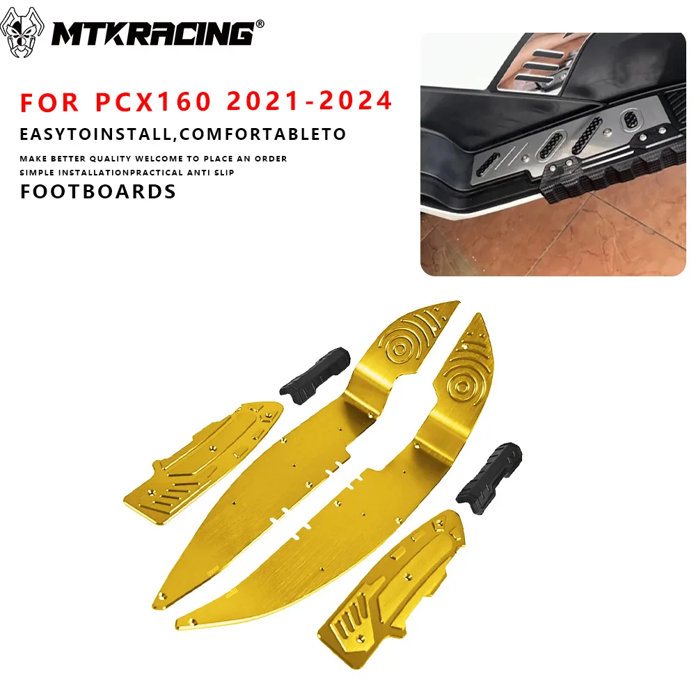 

MTKRACING For HONDA PCX160 2021-2024 Motorcycle accessories Foot pedals