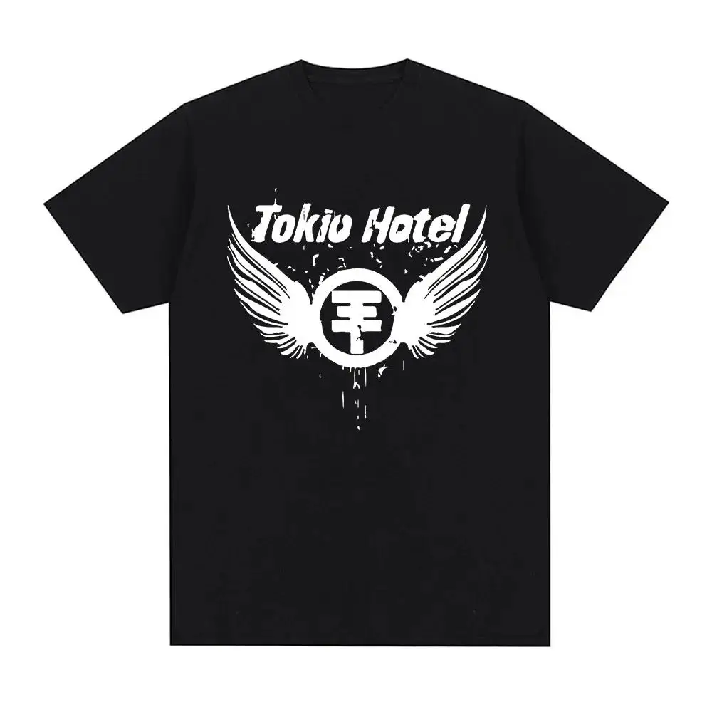 Rock Band Tokio Hotel Kaulitz Graphic Print T Shirt Fashion Punk Short Sleeve  Casual Hip op Streetwear Plus Size T Shirt Women