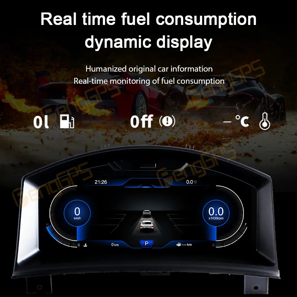 

Для Opel Astra 2004-2010: Цифровая приборная панель LCD, виртуальный кокпит, многофункциональный спидометр