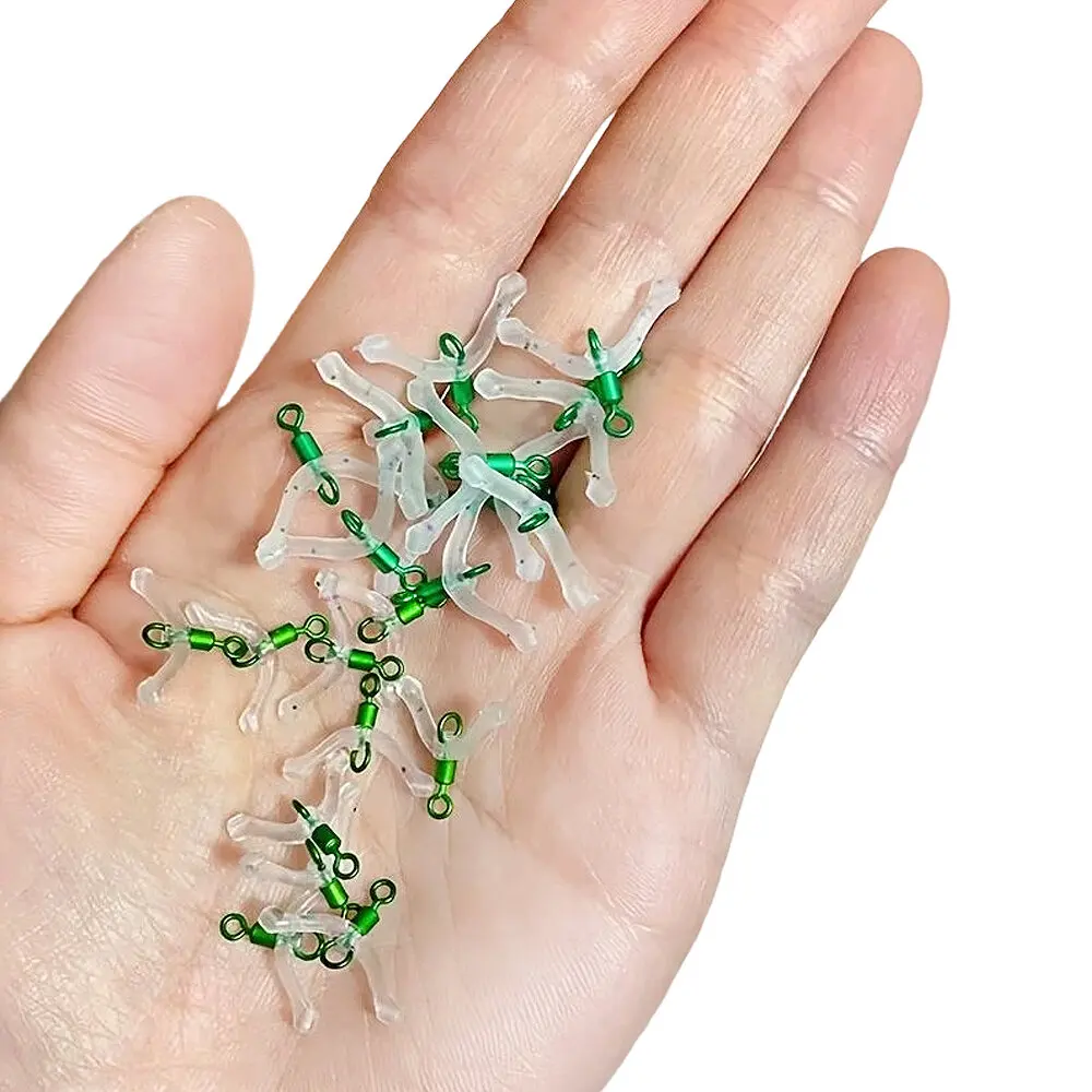 20Pcs/Pack Fishing Sub-Line Spreader Anti-Tangle Fishing Hook Rig Line Divider Dual Hook Connector Fishing Tackle Accessories