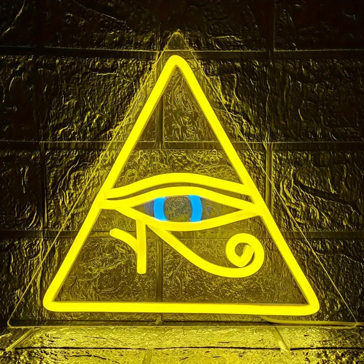 Egyptian Eye of Horus Neon Signs, Ancient Egyptian Symbol Window/Wall/Door/Table Decor for Home/Bar/Party/Wedding/Birthday/Rooms