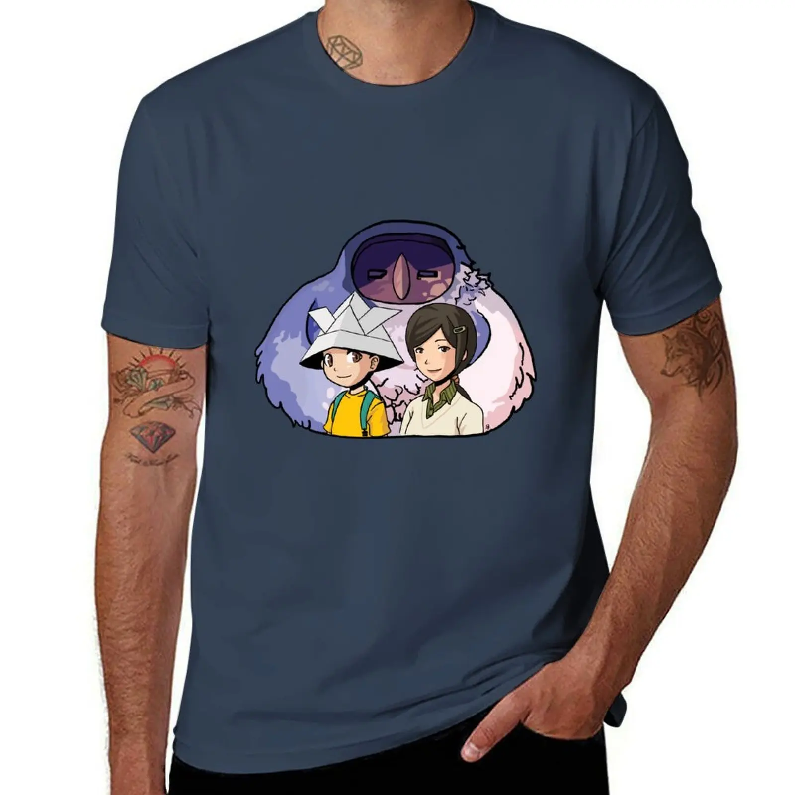 

Rakuen T-Shirt graphic t shirts for man t shirt men 100% cotton luxury brand T-Shirt