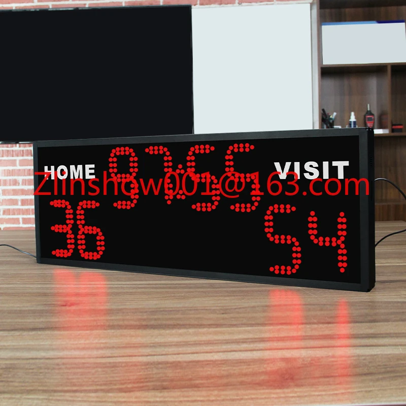 110-240v Widely Used Scoreboard Electronic Football LED Sport Digital Numbering Scoreboard With Remote Control