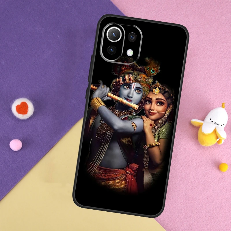 Coque Lord Krishna Radha pour Xiaomi, coque pour Xiaomi 11T, 12T Pro, 12X13 Lite, POCO F5 Pro, F3 Tage, F4, IGHTC40, M5S, figurine Bery X5 Pro