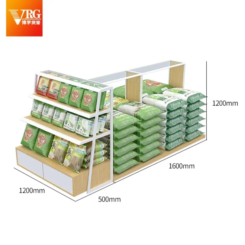 custom.Hot Selling Wooden Display Stand Heavy Duty Supermarket Rack Modern Retail Display Racks