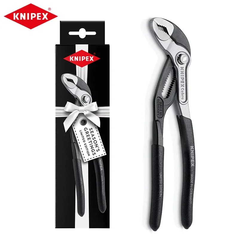 KNIPEX Cobra High-Tech Water Pump Pliers 180mm Bi-Colour Xmas Black Box  Tools  Multitool 8799180 S02