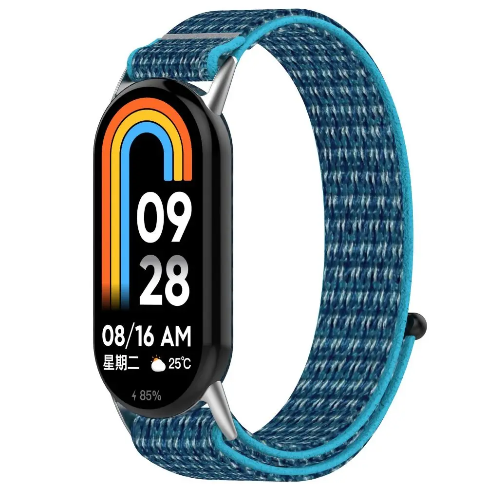 Soft Nylon Nylon Loop Strap Replacement Wristband Bracelet Adjustable Accessories Watchband for Xiaomi Band 8