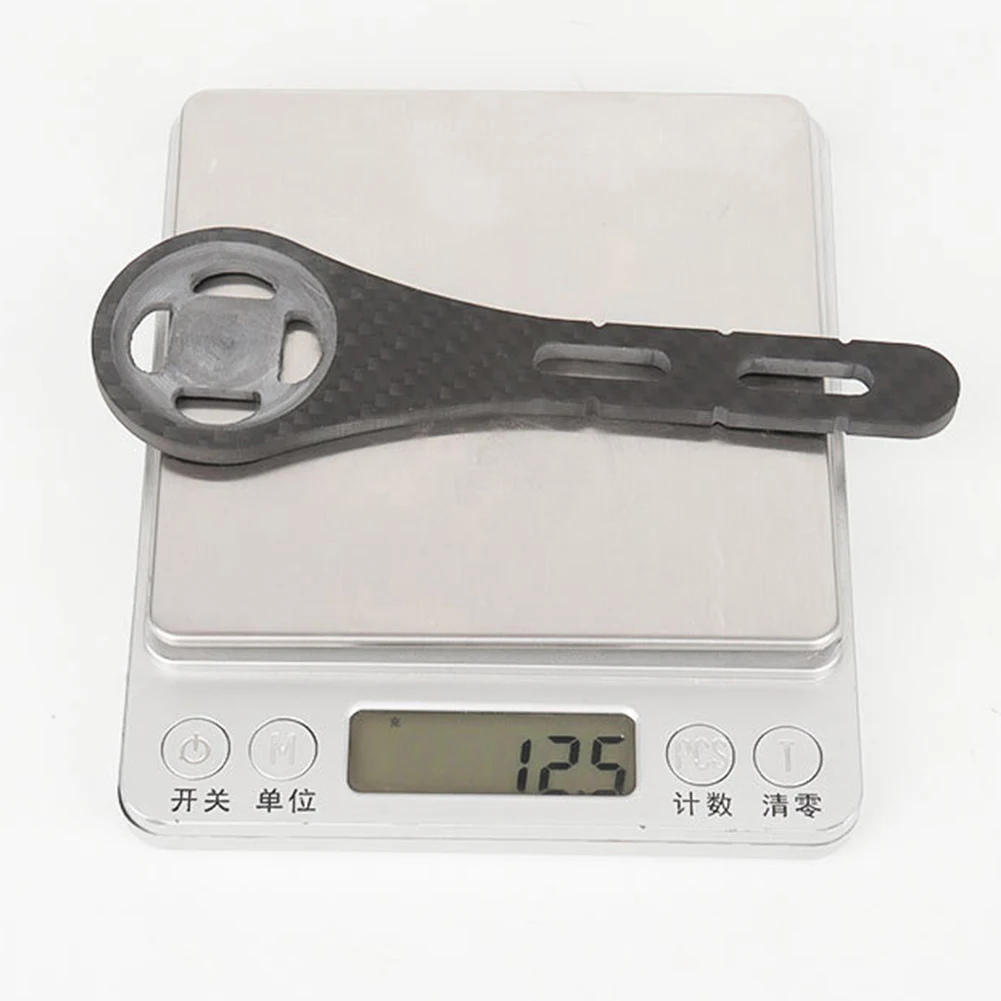 حامل كمبيوتر للدراجة من ألياف الكربون MTB Road خفيف للغاية GPS لحامل ساعة توقيت الدراجة Garmin Bryton Wahoo #5