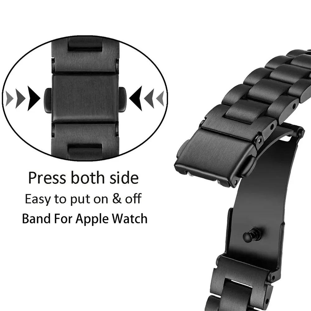 Gehäuse + Armband für Xiaomi Mi Band 9 Active Armband für Xiaomi Smart Band 9 Active Edelstahl-Metallarmband Mi Band 9 Active – Detail 6
