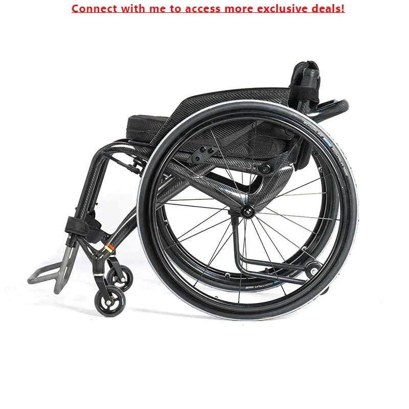 

2024 High Performance Carbon Fiber Lightweight Sport Leisure Shopping Traveling Manual Wheelchair Can CE And ISO