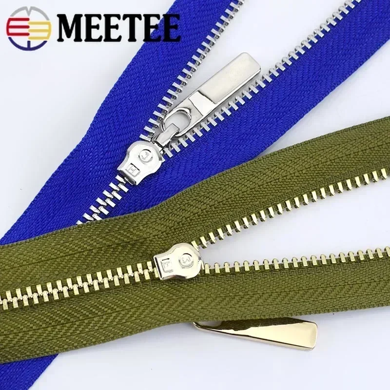 3Pcs 3# Metal Zippers For Jacket 15/18/20/25/30cm Close-end Zip Garment Pocket Decor Zips Repair Kit DIY Bag Sewing Accessories