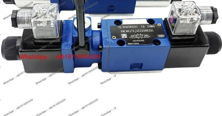 Flashlight integrated solenoid directional valve 4WEMM6E hydraulic solenoid multi-way valve group