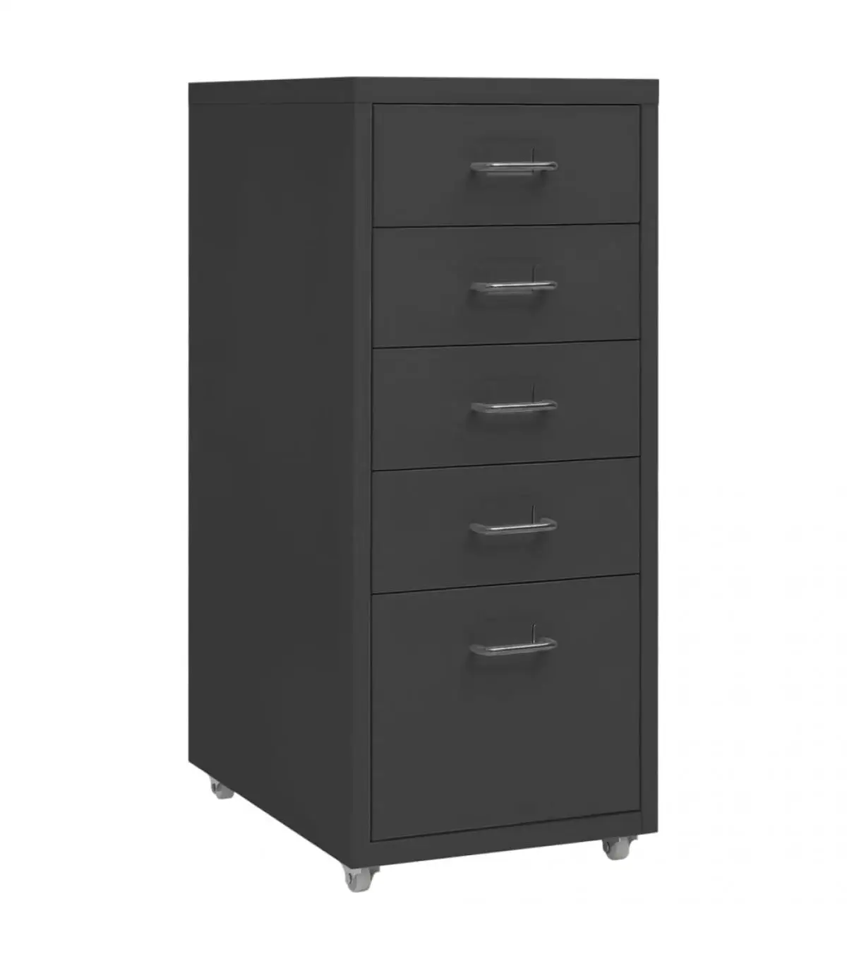 Filing cabinets mobile filing cabinet anthracite metal 28x41x69 cm