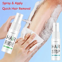 Fast Hair Removal Spray Painless Hair Growth Inhibitor Remove Armpit Leg Arm Permanent Depilatory for Men Women Repair Body Care