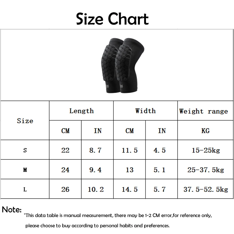 1PC Veidoorn Kids Honeycomb Knee Support Joint Recovery Football Basketball Knee Pad Non Slip Strips Compression Sleeve