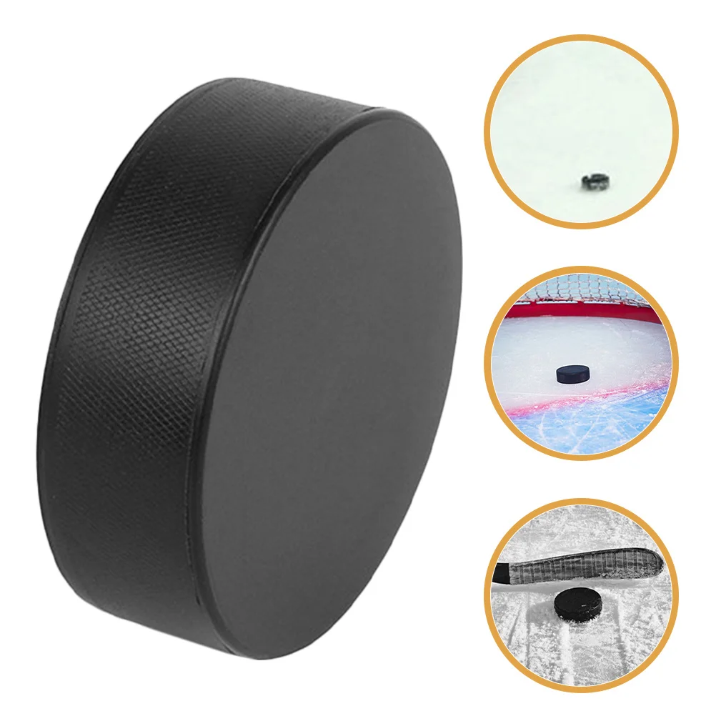 3 pezzi per allenamento di hockey su ghiaccio, leggero, con superficie piatta in PU, struttura antiscivolo per colpi accurati e passaggio di pratica di hockey