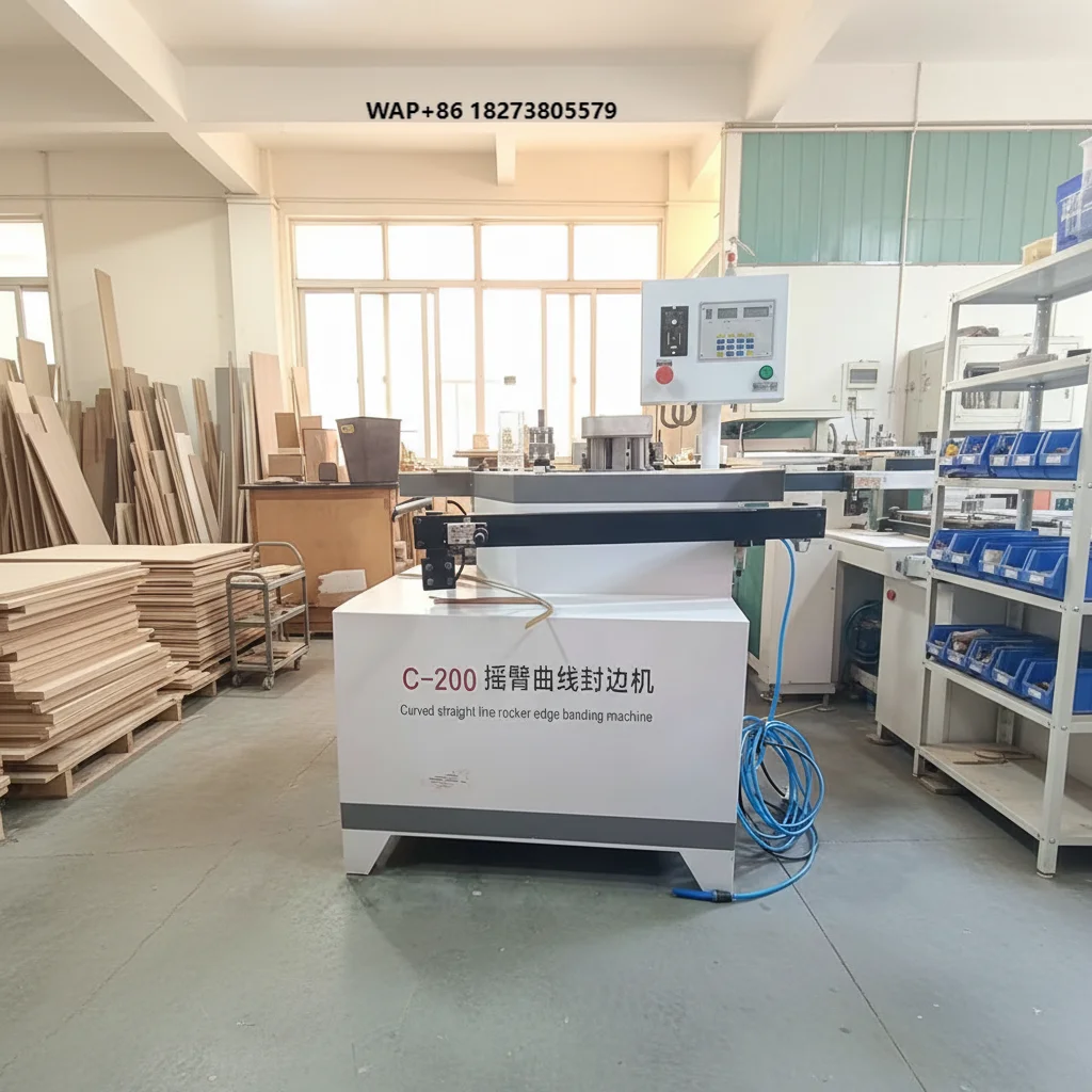 Easy-to-Operate Arm Edge Banding Machine for Plywood Production Featuring Core Components Such As Bearings