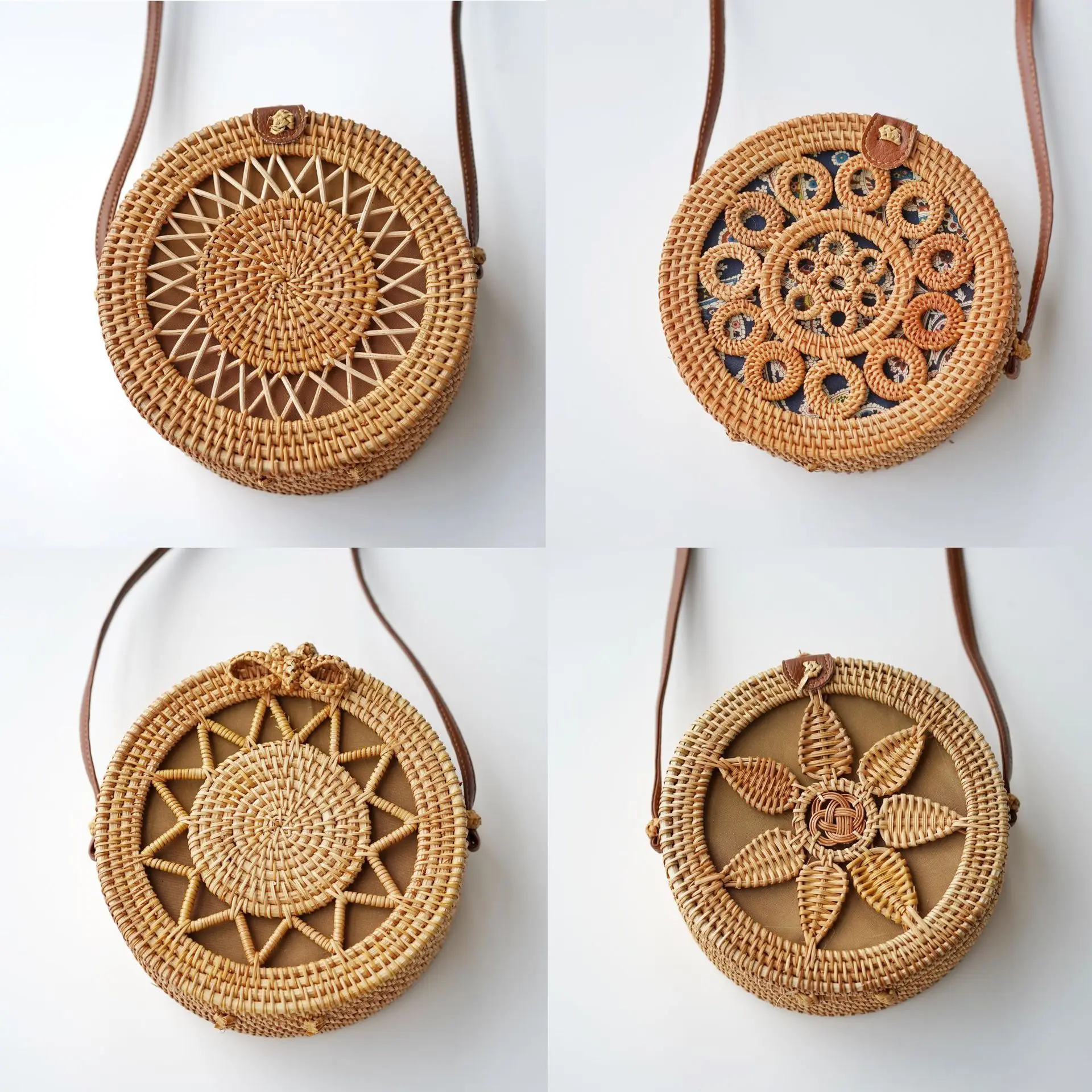 

Vietnam Autumn Rattan Woven Bag Vintage Rattan Bag Ins Crossbody Bag