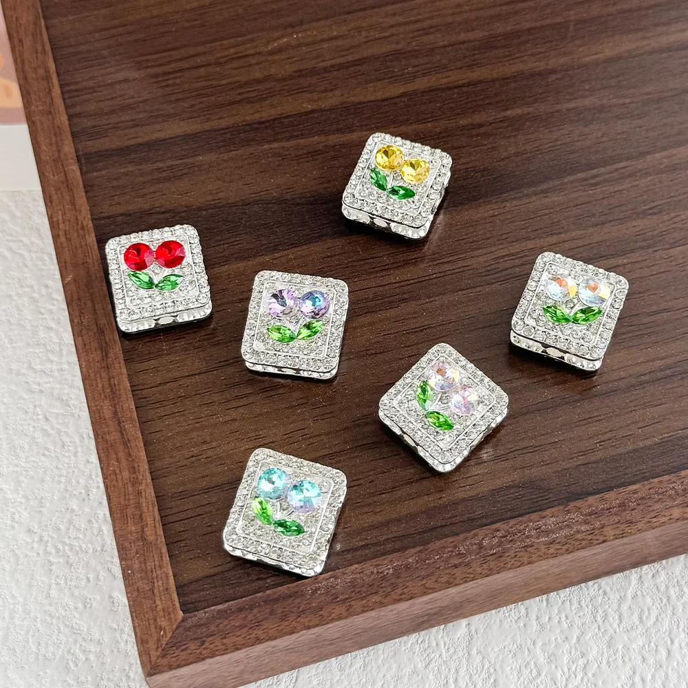 

Cordial Design 20Pcs 19*20MM DIY Beads/Rhinestone Effect/Hand Made/Jewelry Findings & Components/Square Shape/Alloy #19079