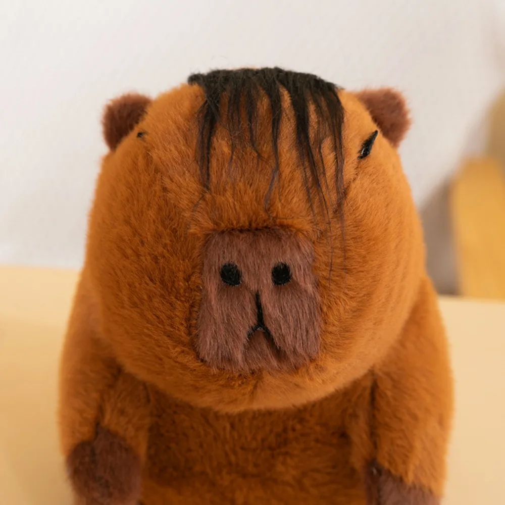 Diy Haar Capybara Plüsch Spielzeug Cartoon Weiche Capibara Anime Flauschige Spielzeug Kreative Lustige Capybara Plüsch Puppe Geburtstag Geschenk