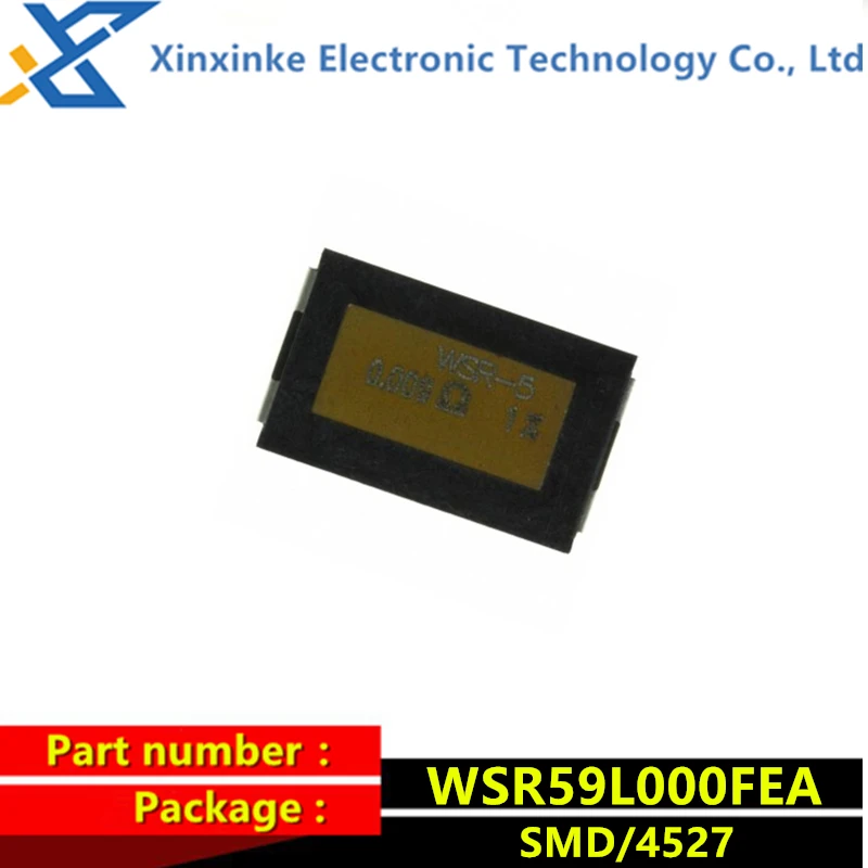 

WSR59L000FEA DALE WSR-5 0.009R 1% 5W 4527 9mOhms Current sensing resistor - SMD 0.009ohms Precision alloy power resistor