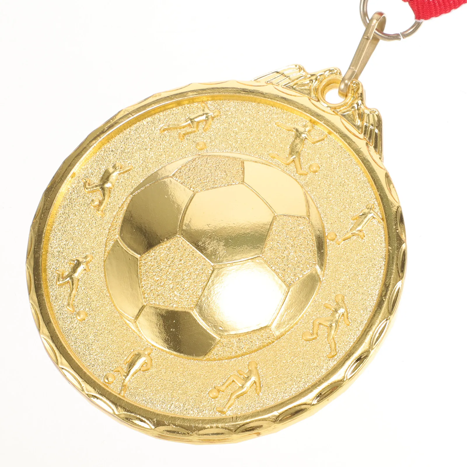 3Pcs Soccer Medals Metal Football Medals Smooth Edge Award for Teens Competition Game Reward Football Awards Award Accessory