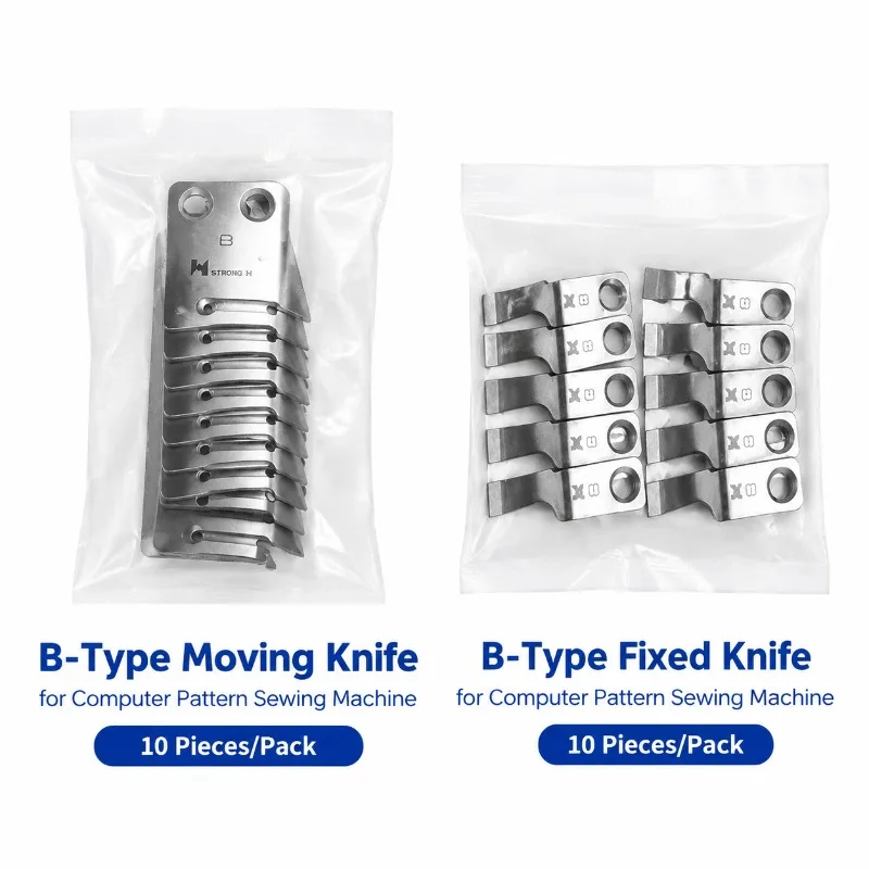 HENVOR B-Type Thread Cutting Blade for Computer Pattern Sewing Machine Replacement Knife