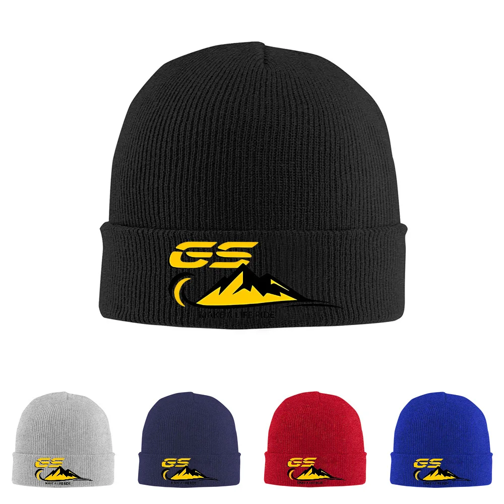 GS Mountain Wave Make Ride Life Men Women Unisex Knitted Hat Beanie Pullover Cap Winter Thermal Warm Christmas Outdoor Cycling H