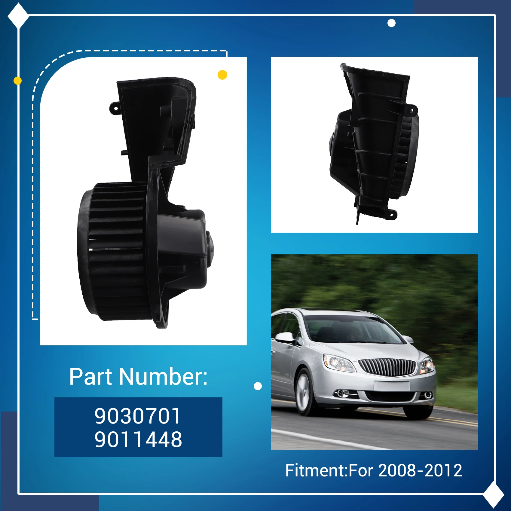 

Для Buick Kaiyue 2008-2012 двигатель вентилятора кондиционера Hea новые поступления 01 9011448