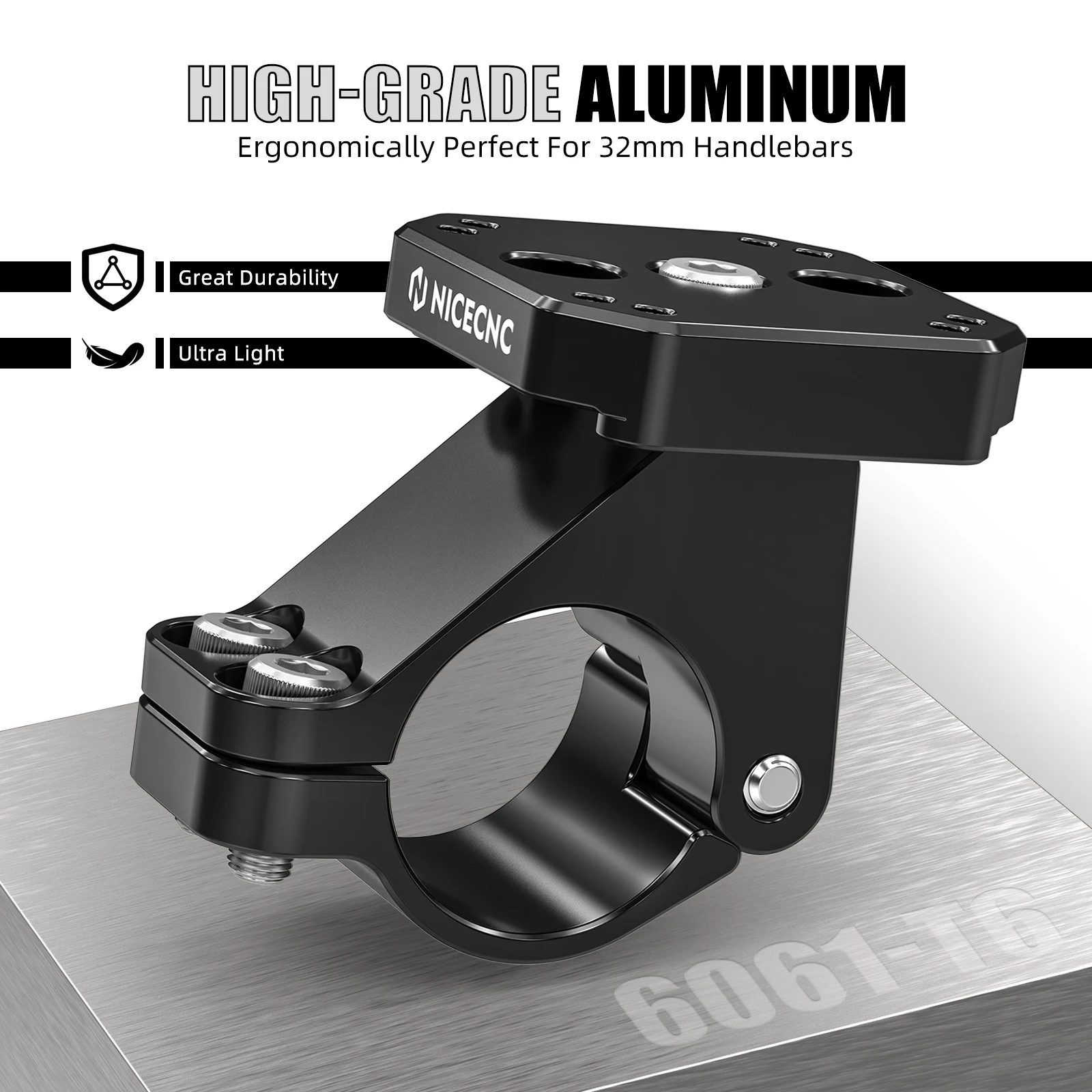 

Motorcycle Handlebar Clamp GPS Mounting Bracket For BMW R 1250 GS R1250GS Adventure 2019-2023 R1200GS GSA 2013-2018 R1300GS/ADV