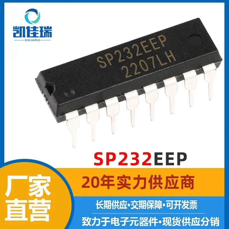 Sp232eep New in Stock Dip-16 Direct Plug RS-232 Transceiver Chip Interface Sp232
