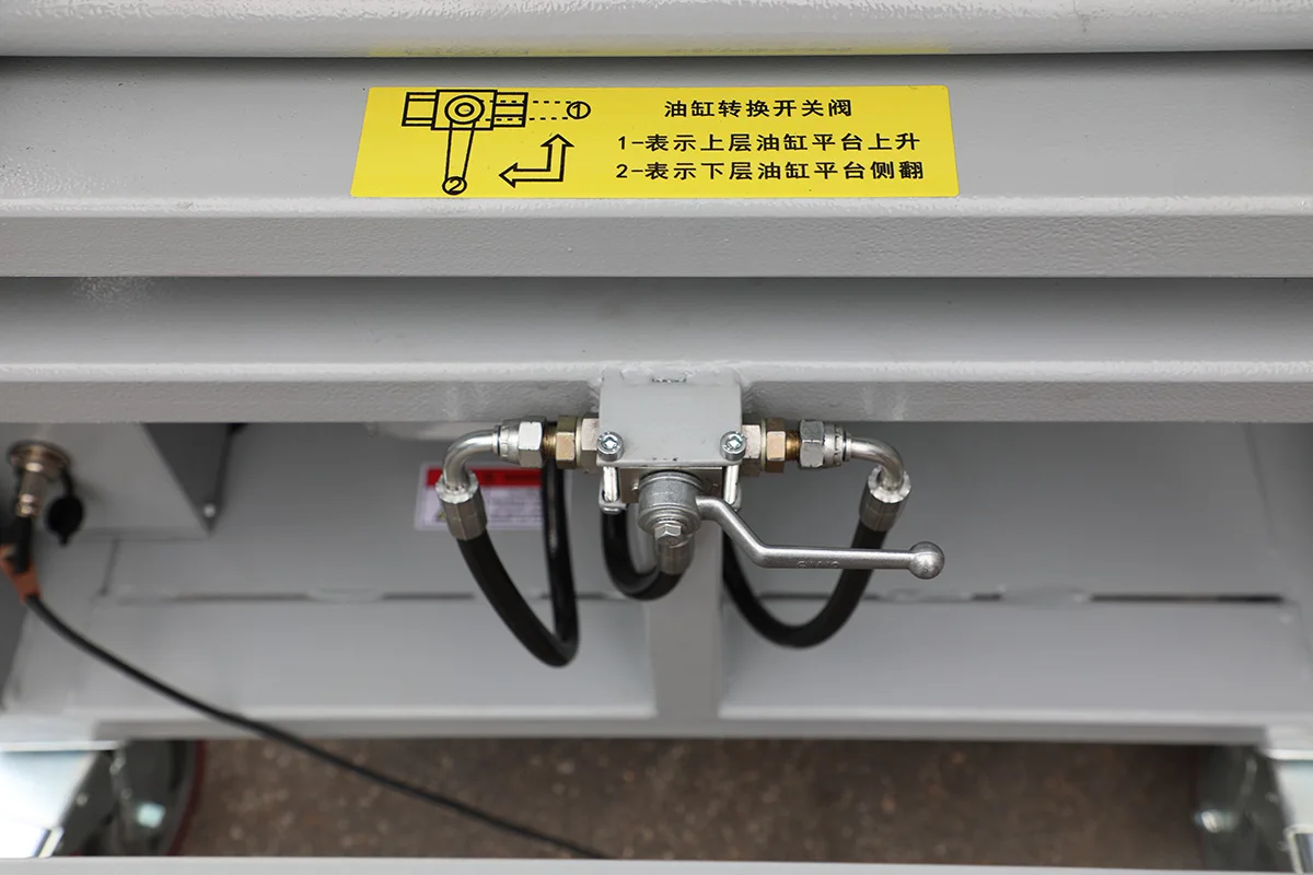 EV Scissor Lift Table Car Hoist One Cylinder Hydraulic 1.5 Ton For Battery Workshop Lift