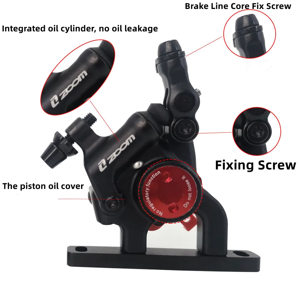 ZOOM جديد الصحن الهيدروليكي الفرامل HB105 ل الطريق دراجة النفط 140/160 مللي متر الدوار الجبهة الخلفية خط سحب مكبح قرصي الفرجار دراجة أجزاء