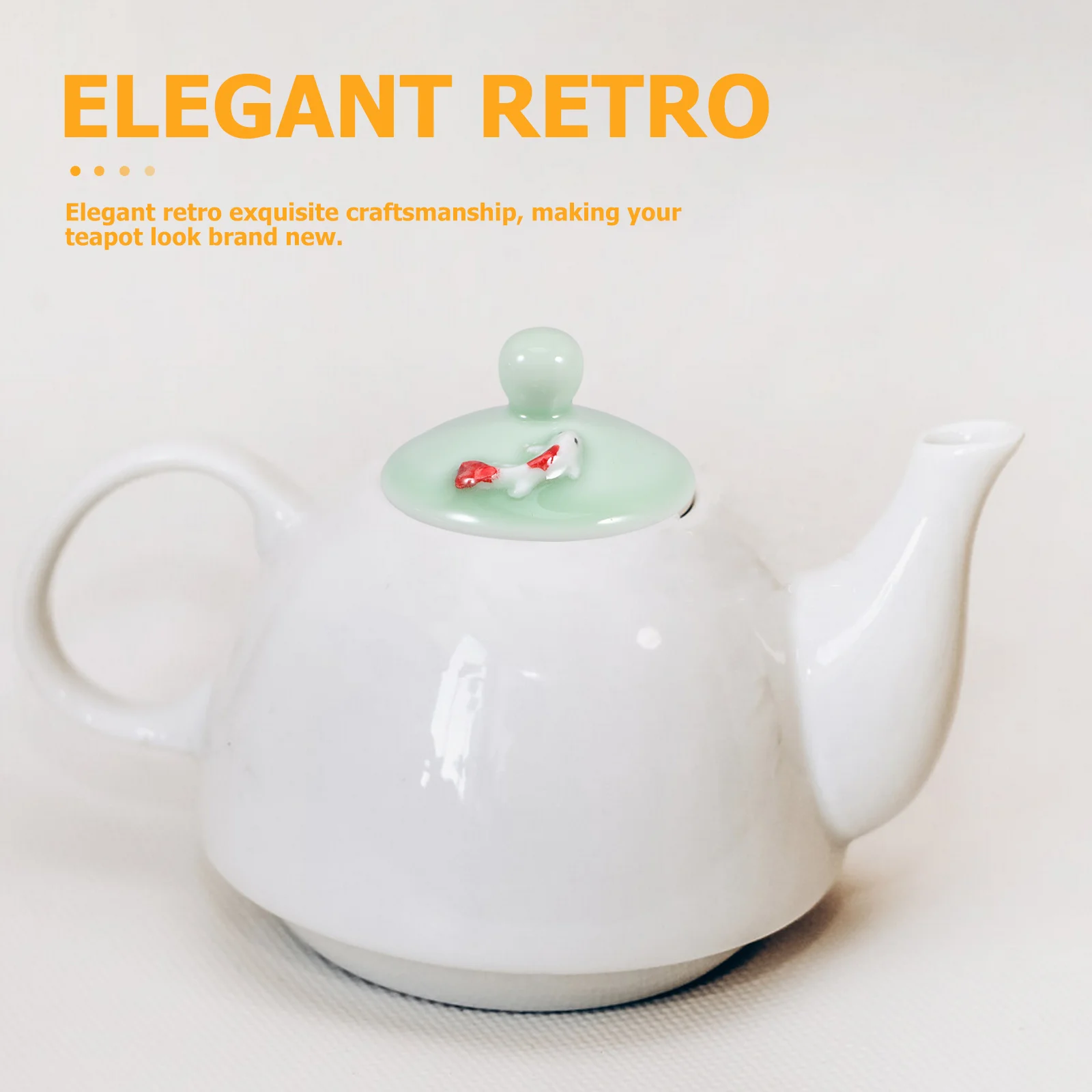 

Teapot Replacement Lid Ceramic Vintage Porcelain Tea Kettle Cover Tea Cup Accessories Teapot Replacement Lid
