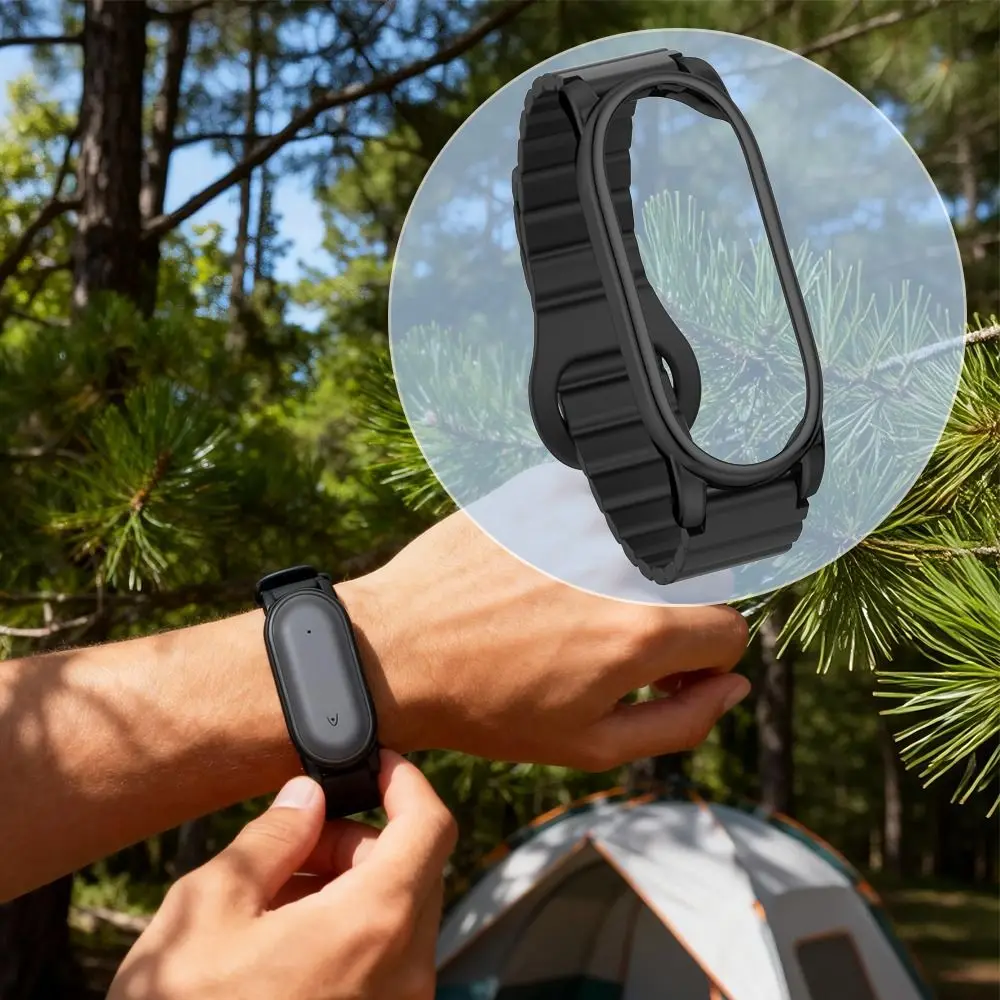 New Silicone Magnetic Voice Recorder Case Strap Integrated Portable Wrist ​Band Replacement Bracelet for PLAUD NotePin/NotePin S