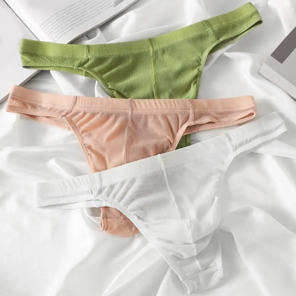 

Мужские стринги с низкой посадкой, облегающие, спортивные, с U-образным карманом, высокоэластичные трусы