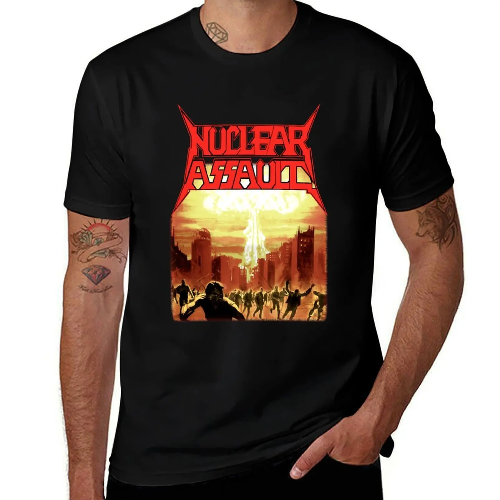 NUCLEAR ASSAULT Essential . T-Shirt Odor Resistant Short Sleeve Top T-Shirt