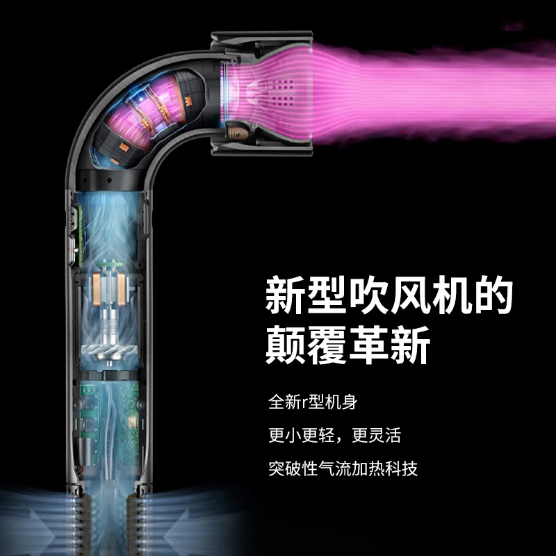 New Elbow Hair Dryer High Speed Silent Hair Care Quick Drying High Power Household Barber Shop Electric Hair Dryer