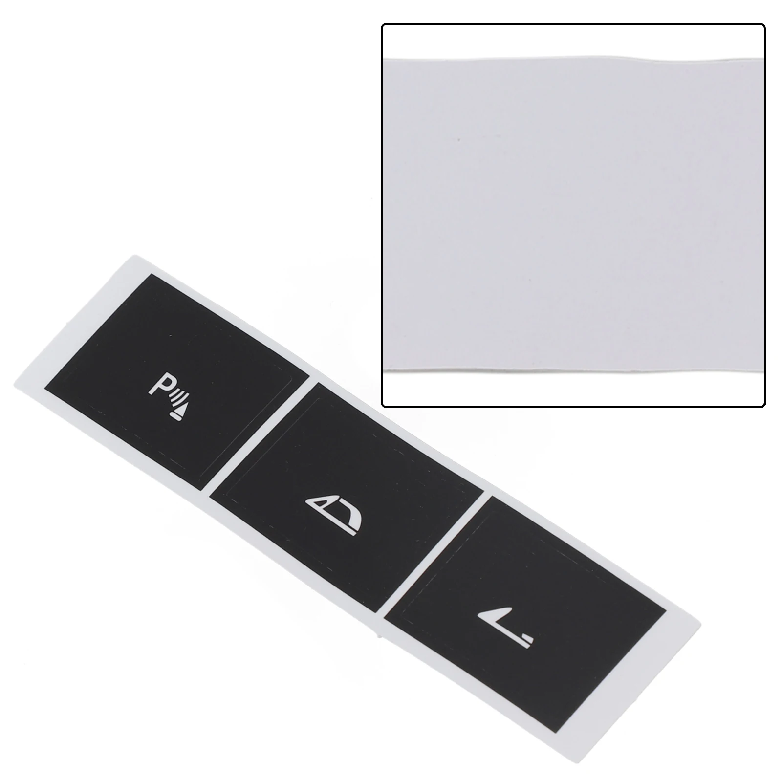 Vinyl Button Overlay Decal Sticker Kit Compatible with For BMW Z4 E89 2009 to 2016 Center Console Push Button Areas