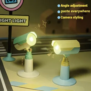 Mini -Kamera -LED -Nachtlicht, universelle rotierende kleine Tischlampe, Umgebungslicht, Augenlampe, Wohnheim -Nachtlampe, vorhandene Ornamente 9 Hauptverkäufe Abajur mit Kamera Spion - №1